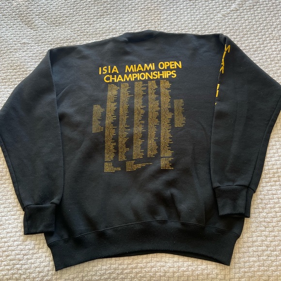 Vintage 1993 ISIA Miami Open Ice Skating Crewneck Sweatshirt Size XL - no flaws - Picture 4 of 8